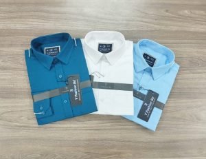 Oxford petrol,white,skyblue 3 pice combo