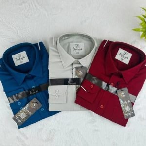 Oxford formal shirt petrol,ash,meroon